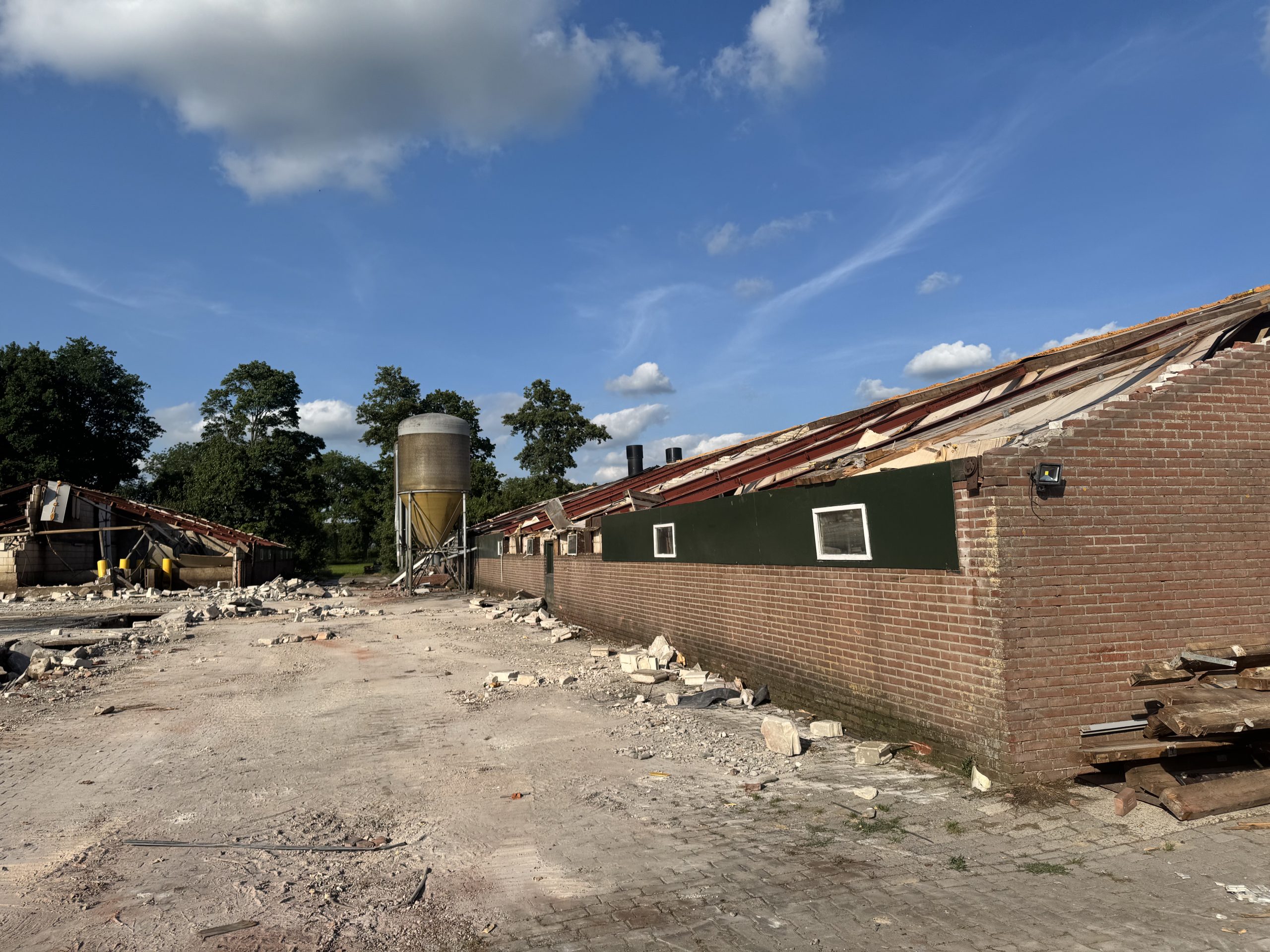 Start sloop bovenbouw