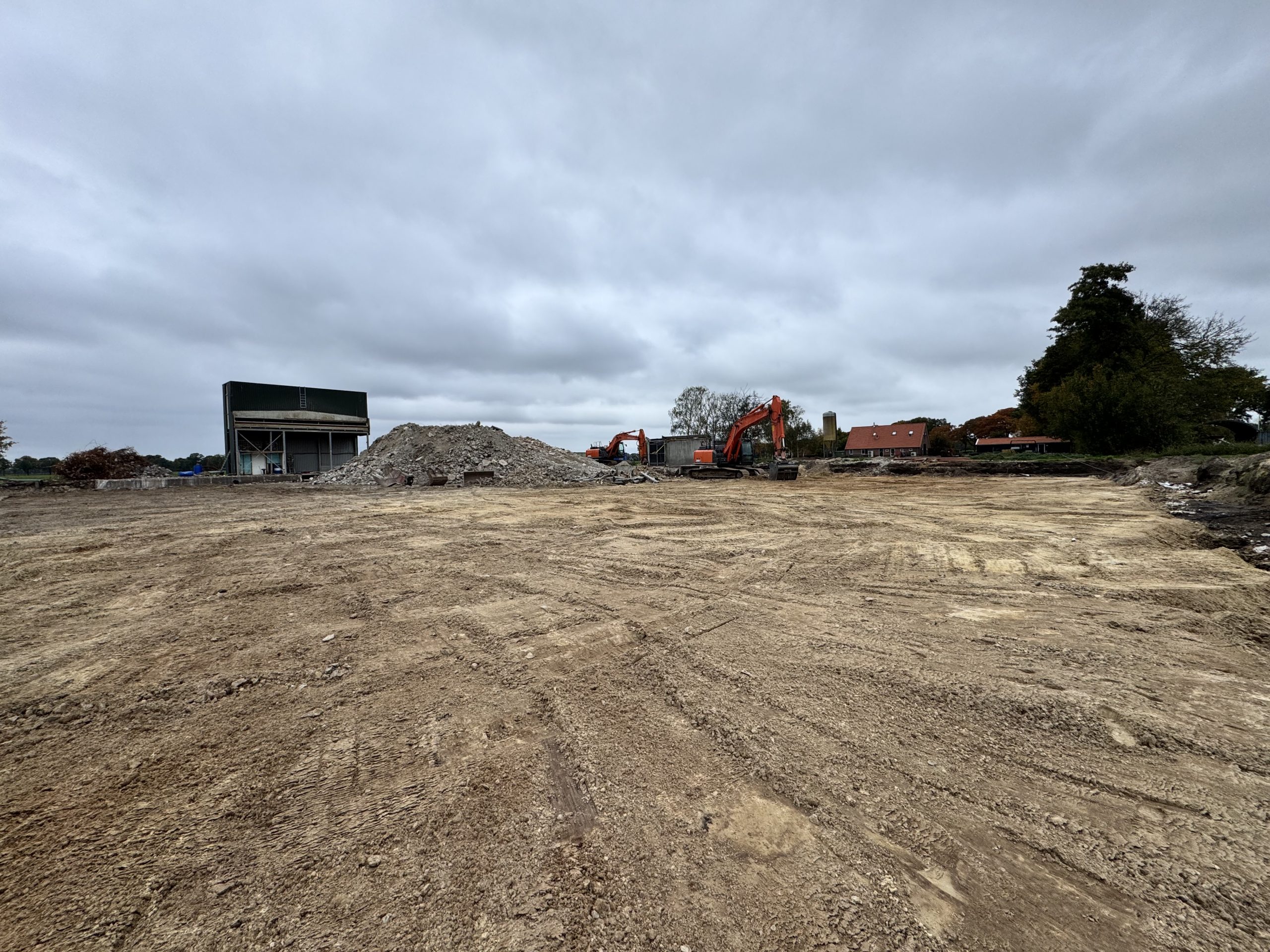 Putten zijn verwijderd